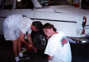 Shayne (left) and Teague