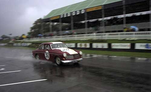 At speed in the rain
