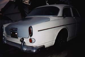 Rear of car