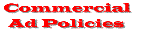Commercial Ad Policies